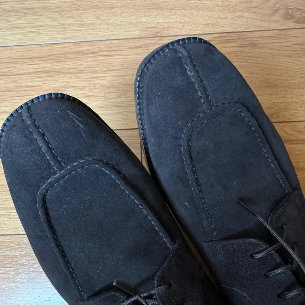 COLE HAAN City Brown Suede Lace Up Thick Sole Oxfords Size 10